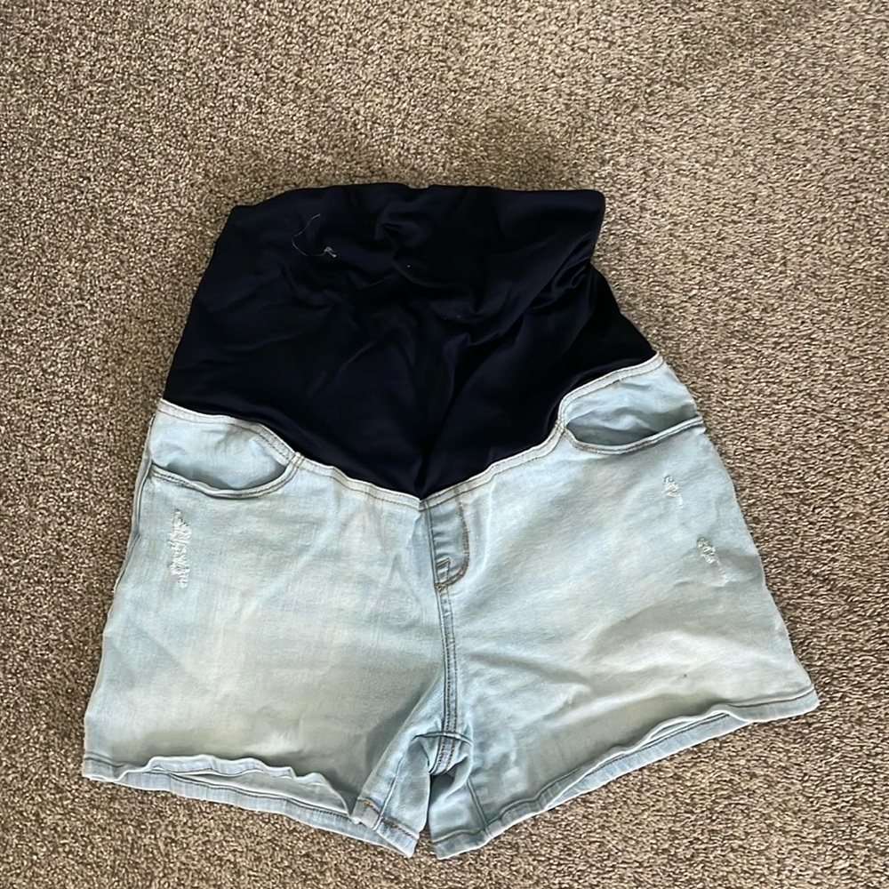 Maternity Jean Shorts